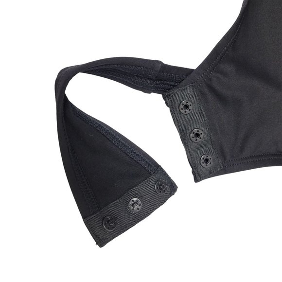 Long Sleeve Shapewear Bodysuit with Thong Back Medium - Picture 5 of 11